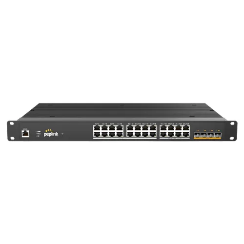 [PLS-24-H2G-410W] Peplink 24 PoE 2.5G Switch